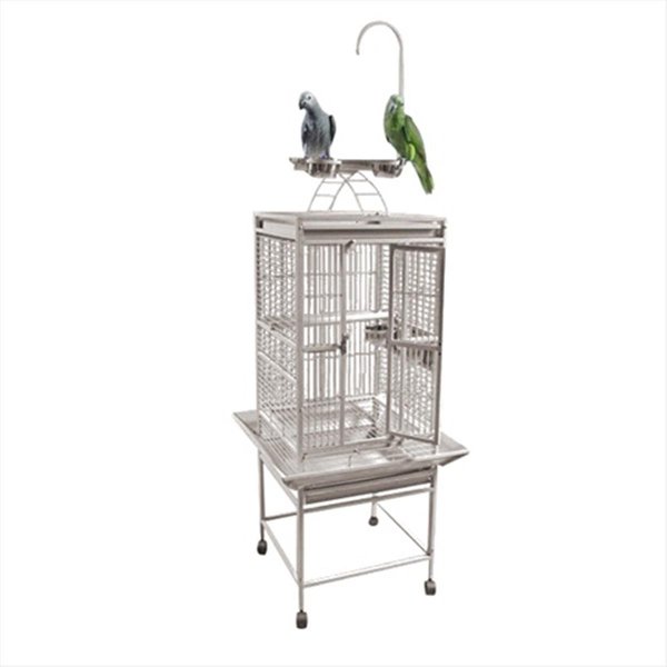 A&E Cage A&E Cage 8001818 Platinum Play Top Cage With 0.63 In. Bar Spacing 8001818 Platinum